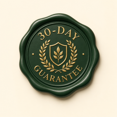 30-day guarantee seal